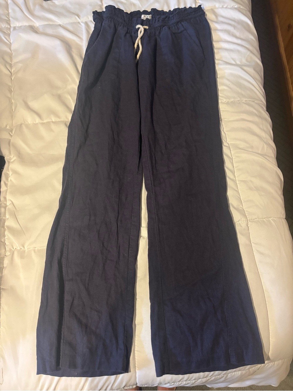 Women’s  Navy Drawstring Low rise  Pants